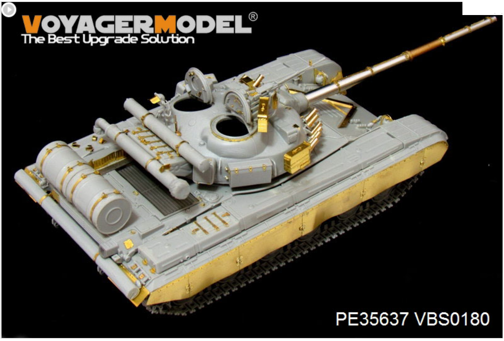 Maquette Voyager PE35637 Char de combat principal russe moderne T-64A Mod.1981 (lance-fumigènes inclus) (Pour TRUMPETER 01579) 1/35  – immagine 4