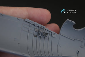 Intérieur imprimé en 3D et coloré sur papier décalcomanie pour le F4U-1 Corsair (modèle « cage à oiseaux ») de Quinta Studio QD32015 (pour maquette Tamiya) au 1/32 – image 6