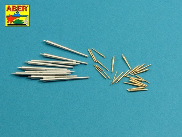 Ensemble de barils Aber 350L-74 pour les cuirassés allemands de la Première Guerre mondiale : König ; Grosser Kurfürst; Markgraf; Kronprinz 305 mm x 10, 150 mm x 14, 88 mm x 10 (1/350)