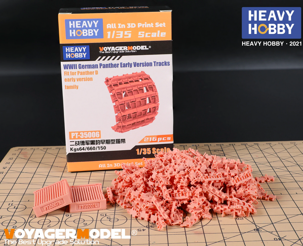 Heavy Hobby PT35006 Chenilles Panther allemandes de la Seconde Guerre mondiale (version initiale) au 1/35