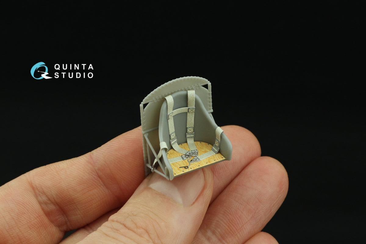 Intérieur imprimé en 3D et coloré pour Fokker D.VII (Wingnut Wings) - Quinta Studio QD32239, échelle 1/32 – Bild 6