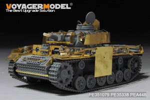 Maquette Voyager PE351079A Char allemand Pz.KPfw.III Ausf.N de base (version A sans munitions incluses) (pour TAKOM 8005) 1/35 – Bild 3