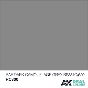 AK Interactive RC300 RAF DARK CAMOUFLAGE GRAY BS381C/629 – 10 ml – immagine 2