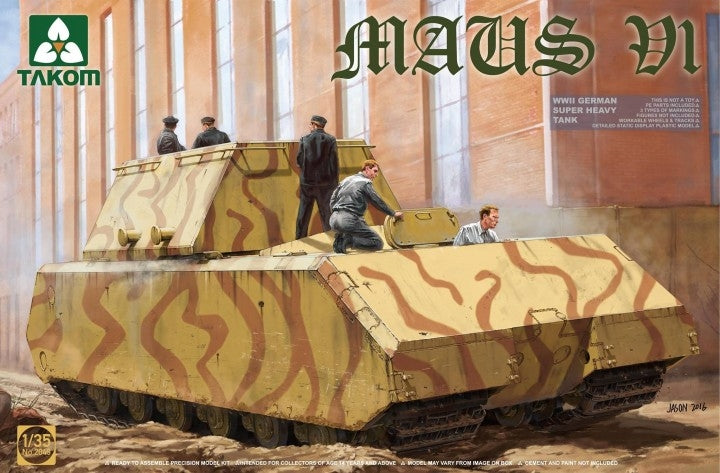 Takom 2049 Char Super Lourd Allemand Maus V1 1/35