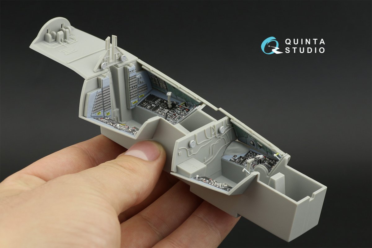 Intérieur du F-14D Quinta Studio QD32033 imprimé en 3D et coloré sur papier décalcomanie (Trumpeter) à l&amp;#39;échelle 1/32 – image 5