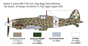 Italeri 1481 Macchi MC.202 Flogore &amp;quot;As&amp;quot; - 5 As de la Regia Aeronautica Versions 1/72 – image 2