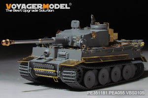 Maquette Voyager PE351181 Char Tiger I allemand de la Seconde Guerre mondiale, première production (pour Border BT-010) 1/35 – Bild 2