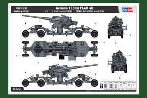 Hobby Boss 84545 Canon antiaérien allemand FLAK 40 de 12,8 cm, échelle 1/35 – Bild 4