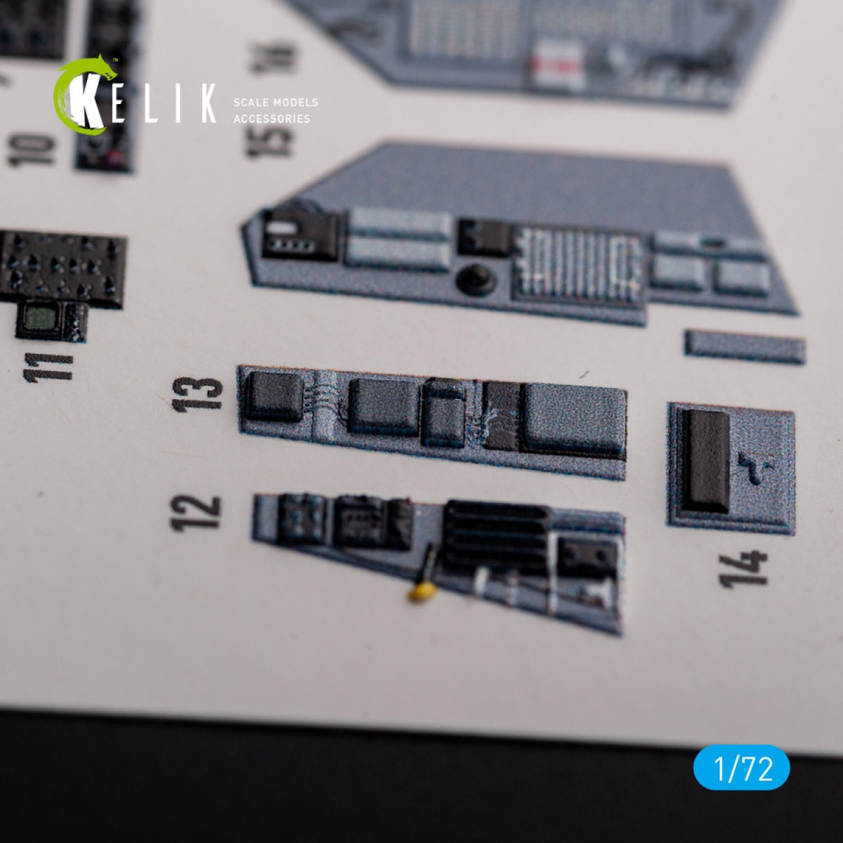 KELIK K72127 FG.1 Phantom - décalcomanies 3D intérieures pour maquette Airfix au 1/72 – image 5