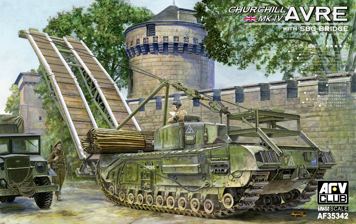 AFV Club 35342 Churchill MK.IV AVRE avec pont SBG 1/35