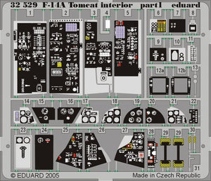 Intérieur du F-14A Eduard 32529 au 1/32 Tamiya
