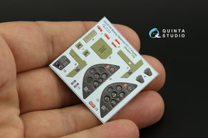 Quinta Studio QD32168 Pt-17 Kaydet Intérieur coloré imprimé en 3D sur papier décalcomanie (Roden) 1/32 – Bild 3