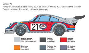 Italeri 3625 Porsche Carrera RSR Turbo 1/24 – zdjęcie 4
