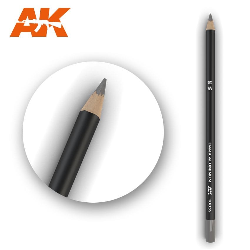 Crayon aquarelle AK Interactive AK10035 ALUMINIUM FONCÉ