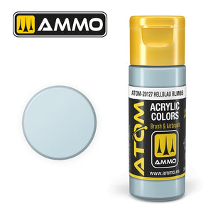 Ampo de Mig Jimenez 20127 ATOM COLOR Hellblau RLM65 20ml