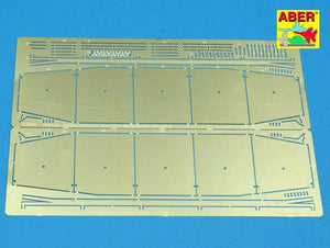 Jupes latérales Aber 35A018 pour PzKpfw IV(G), Brumbar (début) (1/35)