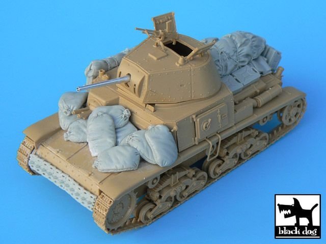 Ensemble d&amp;#39;accessoires Black Dog T35005 Carro armato pour maquettes Tamiya 1/35 – image 2