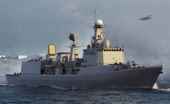 Trumpeter 03619 Marine de l&amp;#39;APL Type 051C DDG-115 Sheyang