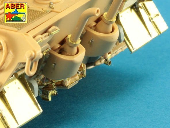 Aber 48036 Pz.Kpfw.VI, Ausf.B TIGER II ailes et jupes latérales Tamiya 1/48 – Bild 8