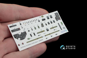 Intérieur imprimé en 3D et coloré sur papier décalcomanie Quinta Studio QD48030 P-38G (pour maquette Tamiya) 1/48 – image 3