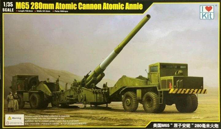 I Love Kit 63522 M65 280mm Atomic Cannon "Atomic Annie" 1/35