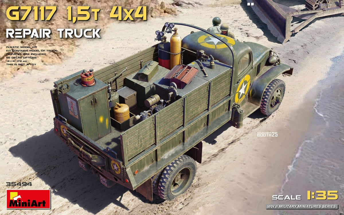 MiniArt 35494 G7117 Camion de réparation 4x4 1,5T 1/35