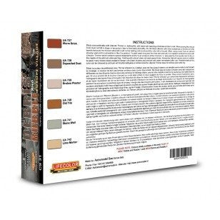Coffret de peinture acrylique Lifecolor CS31 Débris et gravats 6 x 22 ml – image 2