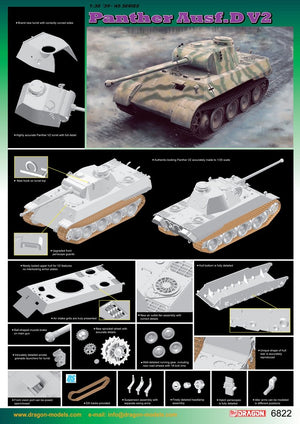 Dragon 6822 Panther Ausf. D V2 – zdjęcie 2
