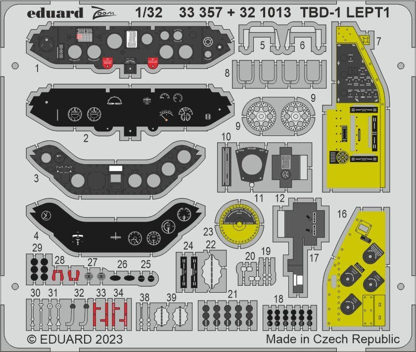 Eduard BIG33157 TBD-1 TROMPETTE 1/32 – image 4