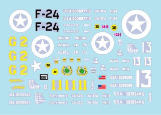 Star Decals 48-B1021 US M4A1 Sherman. Débarquement et France 1944. Échelle 1/48 – Bild 2