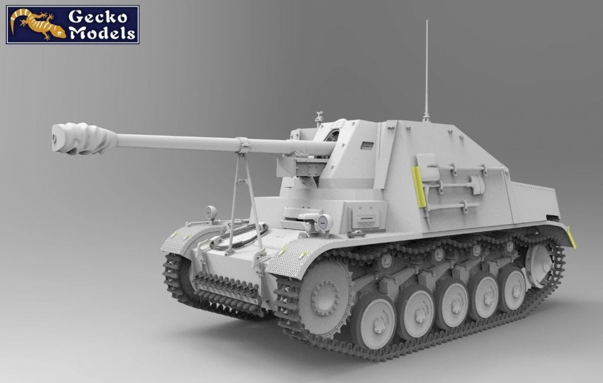 Gecko Models 16GM0010 PANZER JAGER II fur Pak 40 Sd.Kfz. 131 (Early Production) 1/16