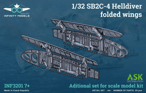 Infinity Models INF3201-07+ SB2C-4 Helldiver folded wings 1/32
