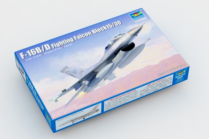 Trumpeter 03920 F-16B/D Fighting Falcon Block 15/30 1/144 