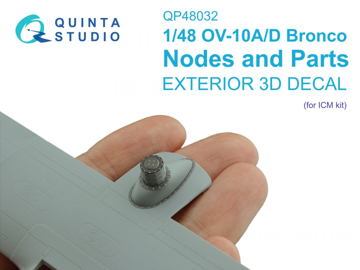 Quinta Studio QP48032 OV-10A/D Bronco Nodes and Parts (ICM) 1/48