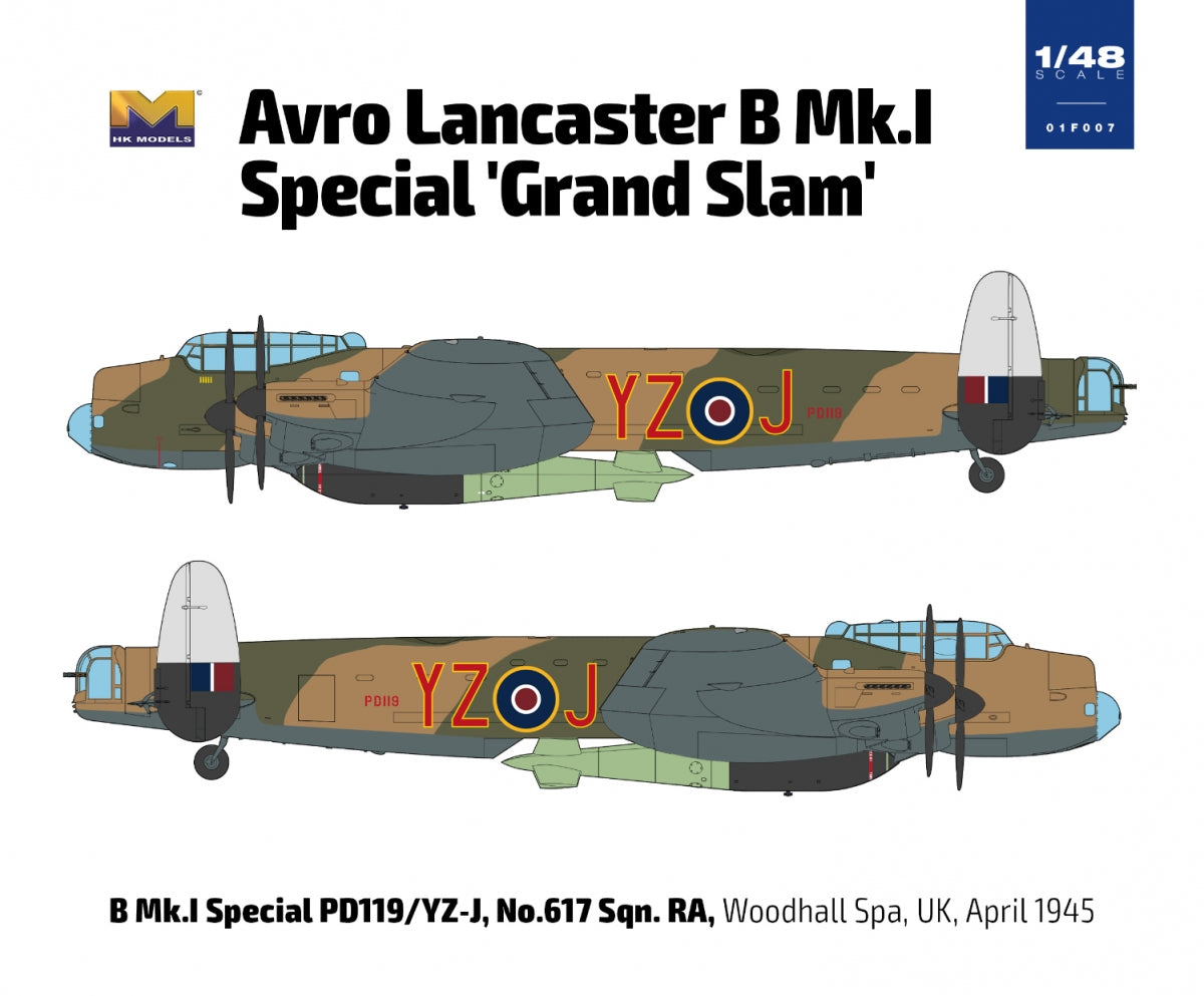Maquette HK Models 01F007 Avro Lancaster B Mk.I Special Grand Slam 1/48 – Bild 11