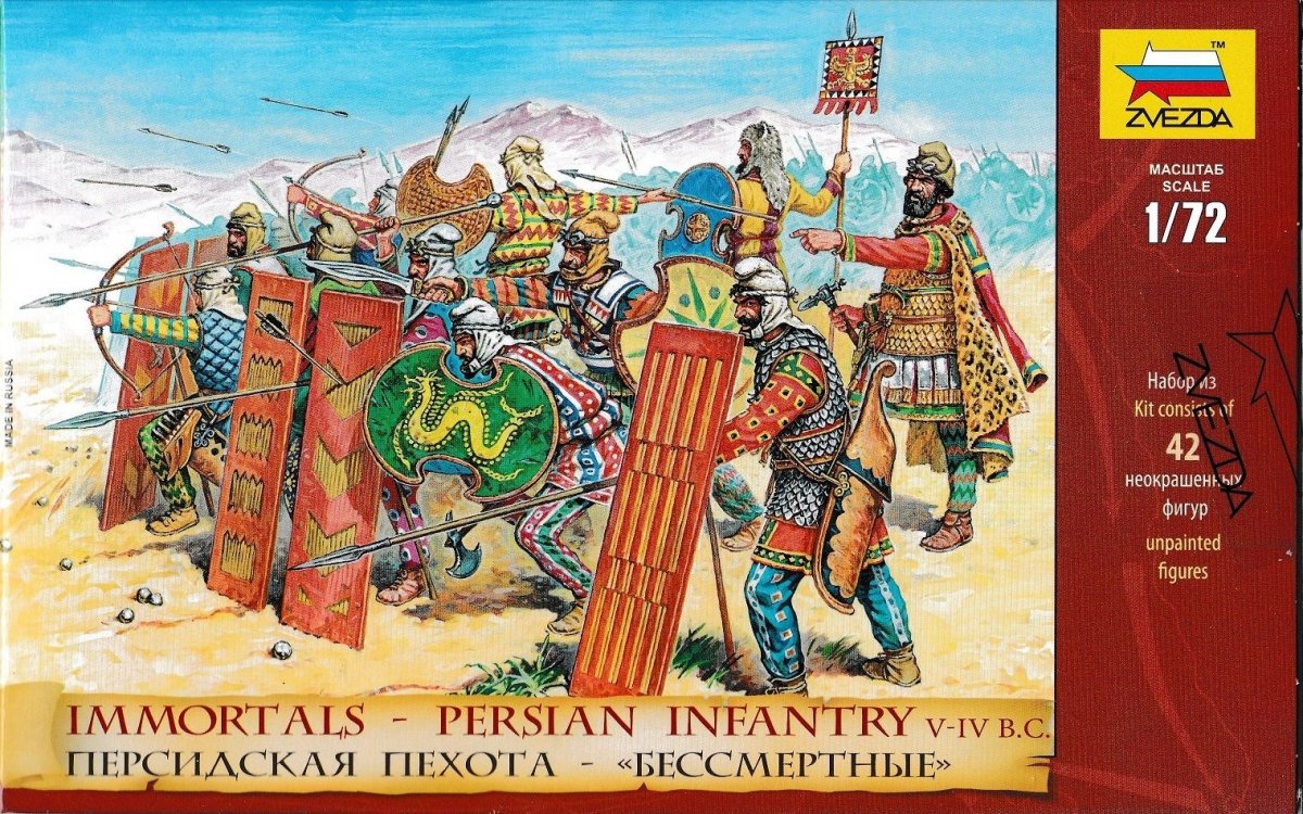 Zvezda 8006 Infanterie perse (« Immortels ») V-IV BC (1/72)