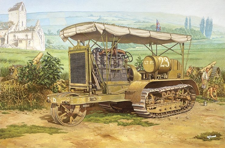Tracteur d'artillerie Roden 812 Holt 75 (1/35)