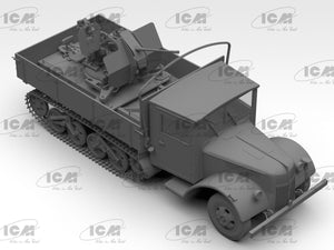 ICM 35455 Sd.Kfz.3b avec Flak 38 Truppenluftschutzwagen 1/35 – immagine 15
