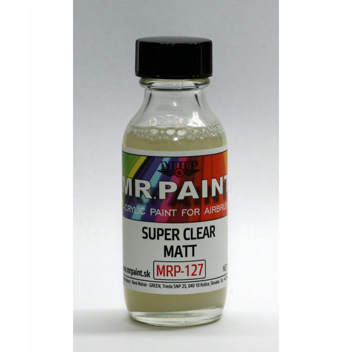 MR. Paint MRP-127 Vernis mat transparent 30 ml 