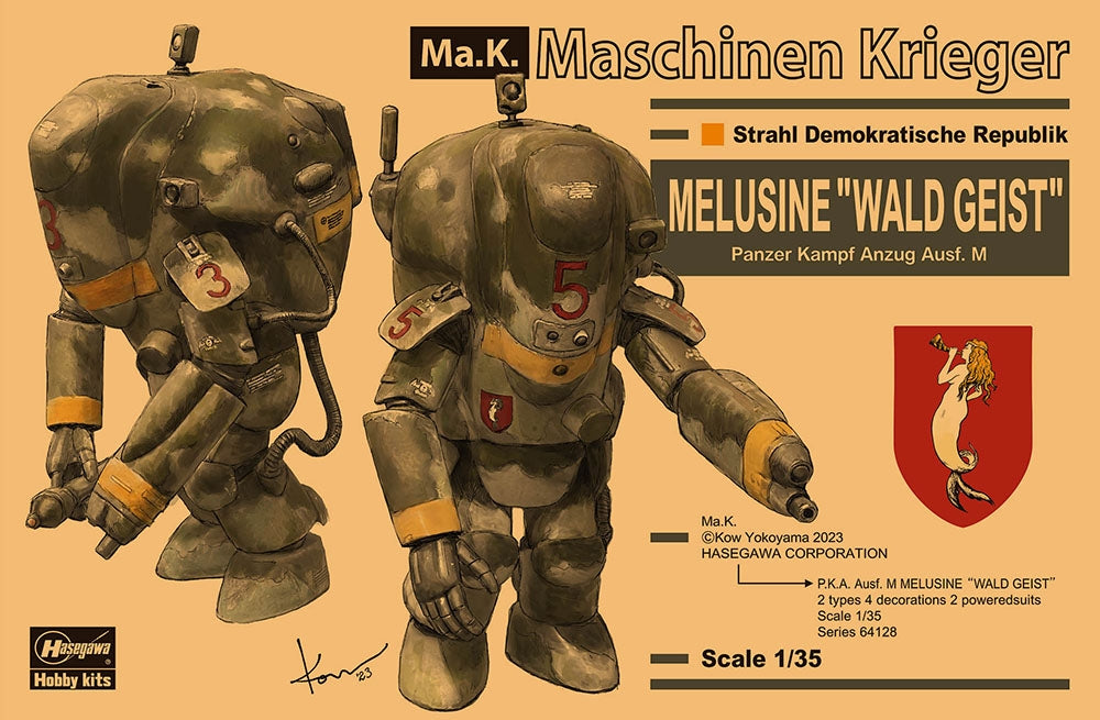 Hasegawa 64128 Mélusine « Wald Geist » Panzer Kampf Anzug Ausf M 1/35