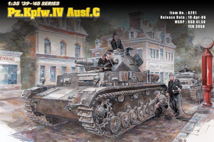 Dragon 6291 Pz.Kpfw. IV Ausf. C 1/35