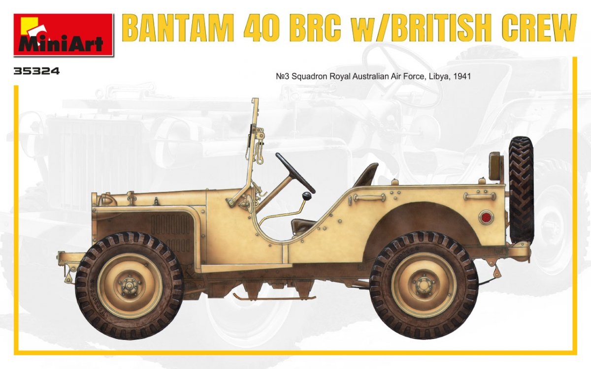MiniArt 35324 BANTAM 40 BRC w/BRITISH CREW. SPECIAL EDITION 1/35 – zdjęcie 5