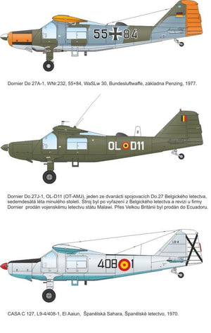 Special Hobby 72327 Dornier Do 27 Service allemand, espagnol et belge 1/72 – imagen 2