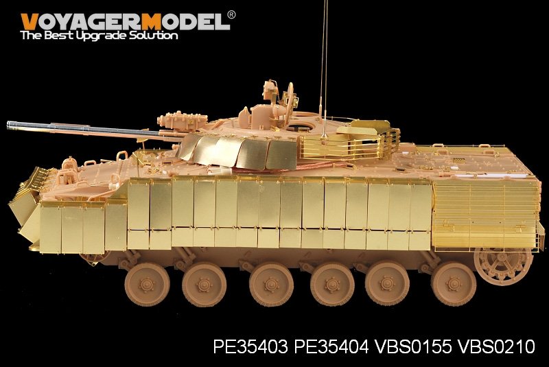 Maquette Voyager PE35403 BMP-3 MICV russe moderne avec blindage à lames pour TRUMPETER 00365 1/35 – imagen 12