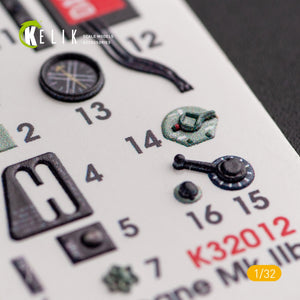 KELIK K32012 HAWKER HURRICANE MK.IIB - DÉCALCOMANIES 3D INTÉRIEURES POUR MAQUETTE REVELL 1/32  – Bild 6