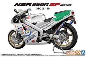 Aoshima 06513 Honda MC18 NSR250R SP Custom &amp;#39;89 1/12