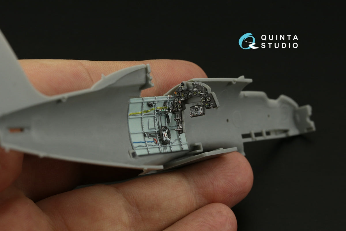 Quinta Studio QD48390 Macchi C.202 Folgore Late 3D-Printed &amp;amp; coloured Interior on decal paper (Hasegawa/Eduard) 1/48 – zdjęcie 8