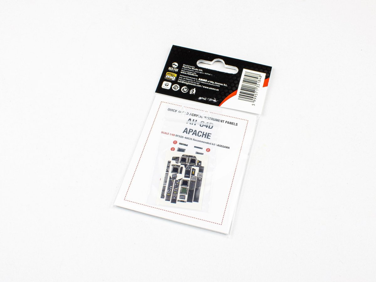 Red Fox Studio QS-48035 AH-64D Apache Longbow Hasegawa 1/48 – immagine 2