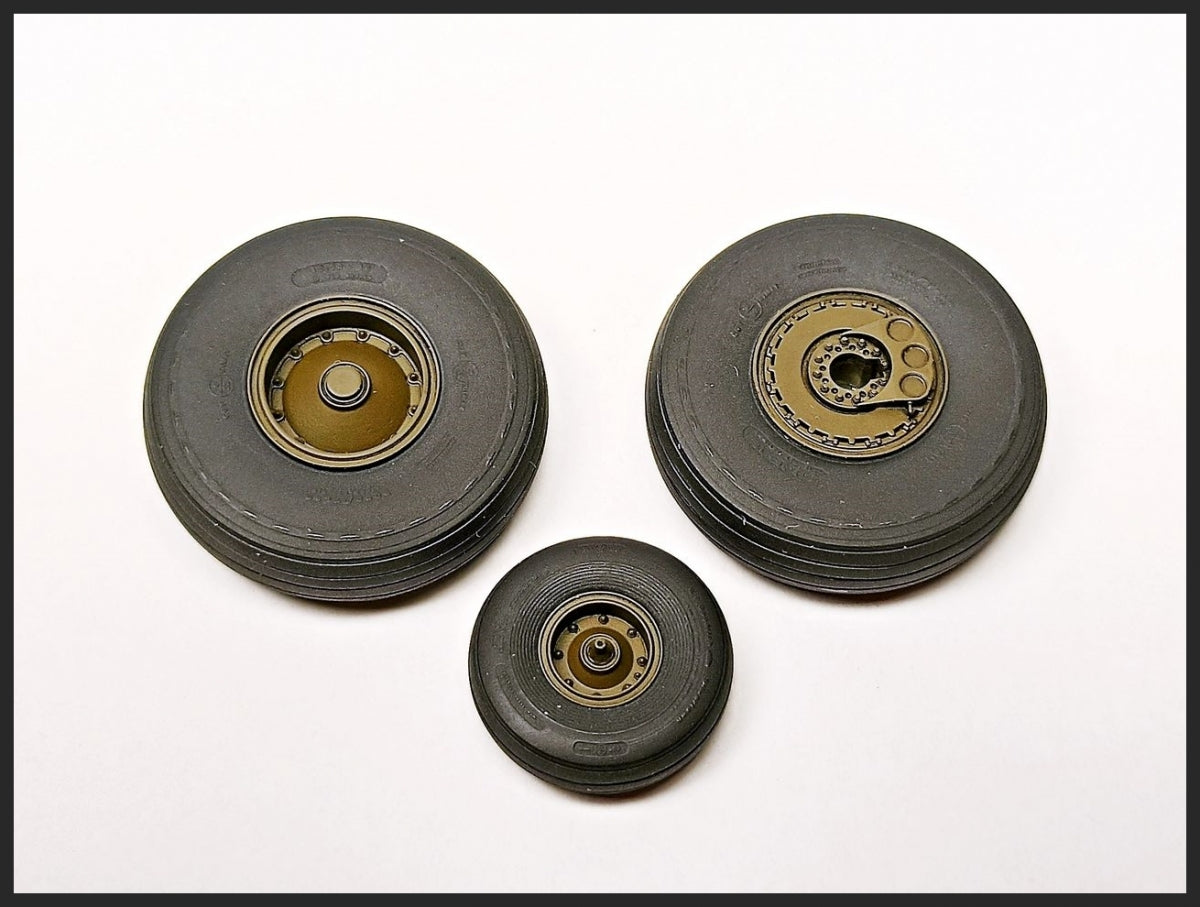 Propelle transparente ! CPA35002 Jeu de roues Tarhe CH-54A pour kit ICM 1/35 – image 6
