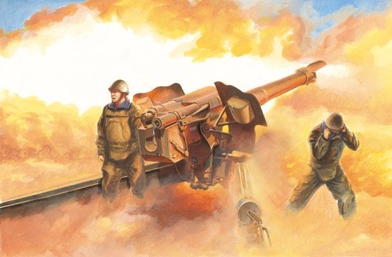 Trumpeter 02334 Canon de campagne soviétique D-74 de 122 mm (1/35)